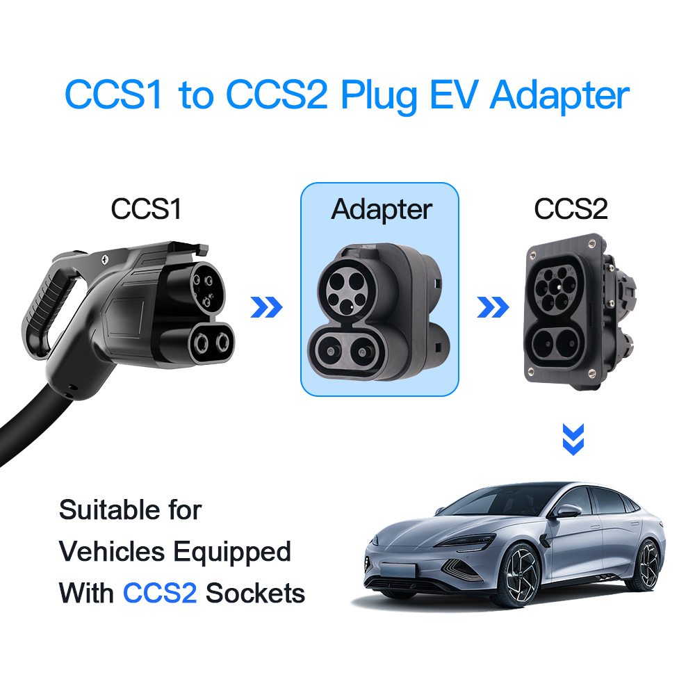 Kolanky 250A CCS1 zu CCS2 EV-L – Ccs2 To Ccs1 Fast Charge Adapter 250Kw Bewertung und Preis