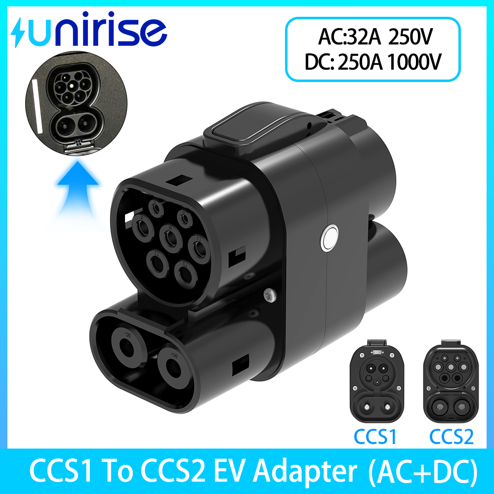 CCS1 zu CCS2 EV-Adapter AC+DC  – Ccs2 To Ccs1 Fast Charge Adapter 250Kw Bewertung und Preis