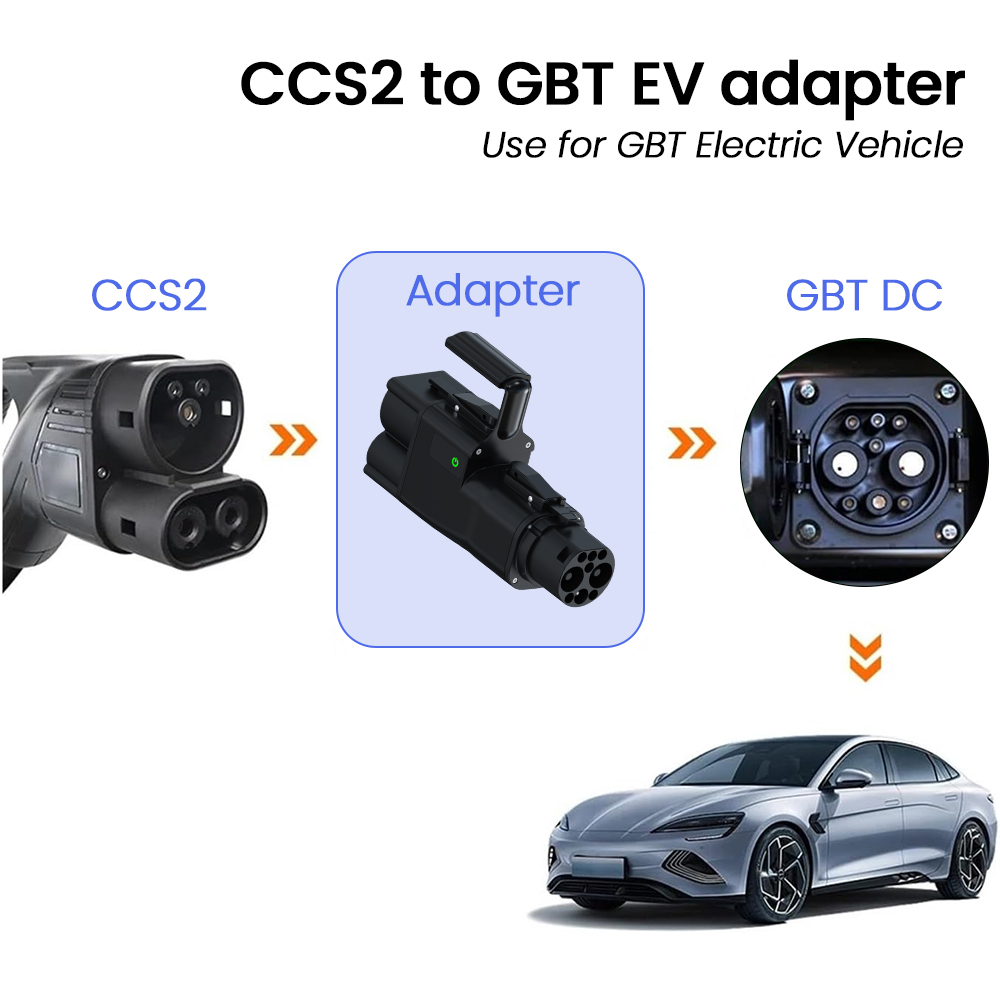 Ccs2 zu gb/t ev Konverter Adap – Gb/T To Ccs2 200A Fast Charging Adapter Bewertung und Preis