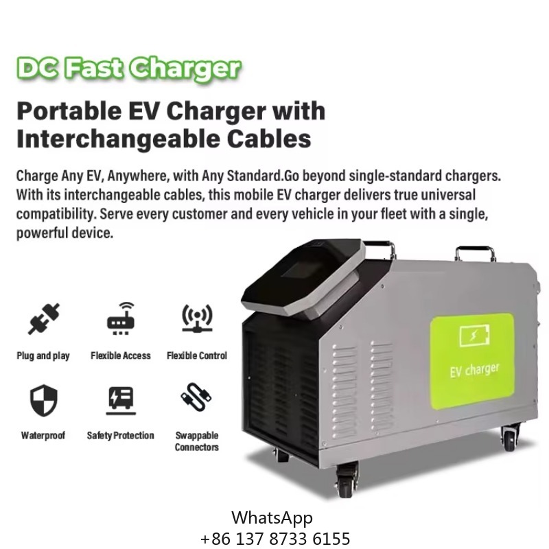 Mobile DC EV-Ladestation für d – Portable Dc Fast Charger 20Kw Ccs2 Bewertung und Preis