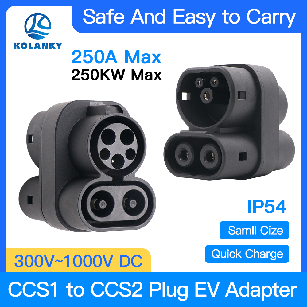 CCS1 auf CCS2 EV-Ladegerät-Ada – Ccs2 To Ccs1 Fast Charge Adapter 250Kw Bewertung und Preis